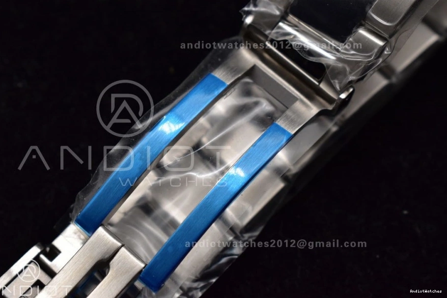 Automatic Blue Edition Bracelet Dial 482 on 44 Blue Bezel Ceramic Thermal SS A SuperOcean TF 1:1 Best White 0820